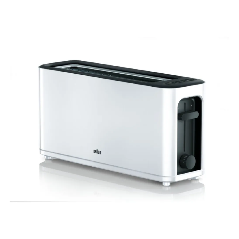 Braun PurEase HT 3100WH, Toaster Without Bun Warmer - White
