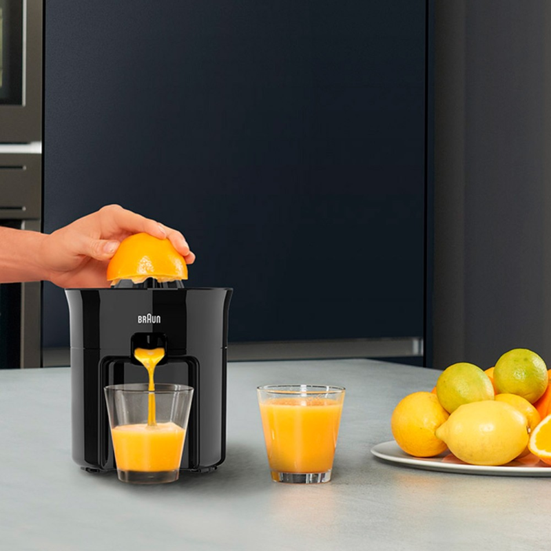 Braun Citrus Quick 3 Juice Extractor with Attachments, 60W - CJ 3050 - Black