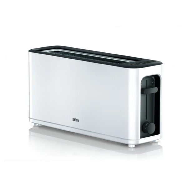 Braun PurEase HT 3100WH, Toaster Without Bun Warmer - White