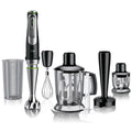 Braun Multiquick 9 Hand Blender Set ,1200Watt, MQ9147X - Black/ Silver

