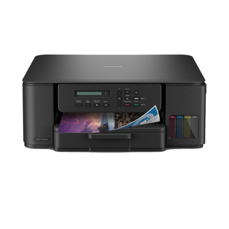 برزر إنك بينيفيت طابعة DCP-T530DW المدمجة 3 في 1 بخزان حبر - أسود
