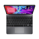 بريدج BRYTP6022 لوحة مفاتيح لاسلكية، مقاس 12.9 بوصة، متوافقة مع iPad Pro، مزودة بلوحة تتبع وغطاء مغناطيسي - رمادي