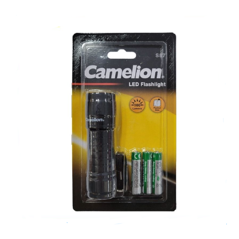 Camelion LED FlashLight S87 - Black
