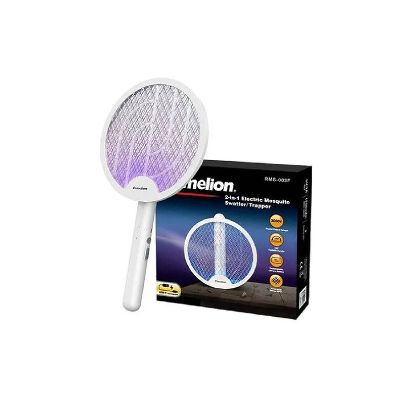 Camelion 2-In-1 Electric Mosquito Swatter/Trapper - RMS-003F - White