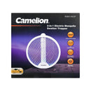 مضرب/صائد البعوض الكهربائي 2 في 1 من كاميليون - RMS-003F - أبيض