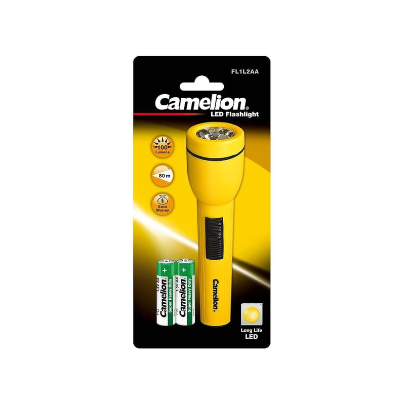 مصباح كاميليون LED طويل العمر LED - FL1L2A - أصفر
