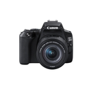 كانون EOS 250D DSLR طقم كاميرا | عدسة EF-S 18-55 مم III | دقة 24.1 ميجابكسل | فيديو 4K | أسود | خفيفة الوزن ومناسبة للمبتدئين