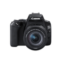 كانون EOS 250D DSLR طقم كاميرا | عدسة EF-S 18-55 مم III | دقة 24.1 ميجابكسل | فيديو 4K | أسود | خفيفة الوزن ومناسبة للمبتدئين