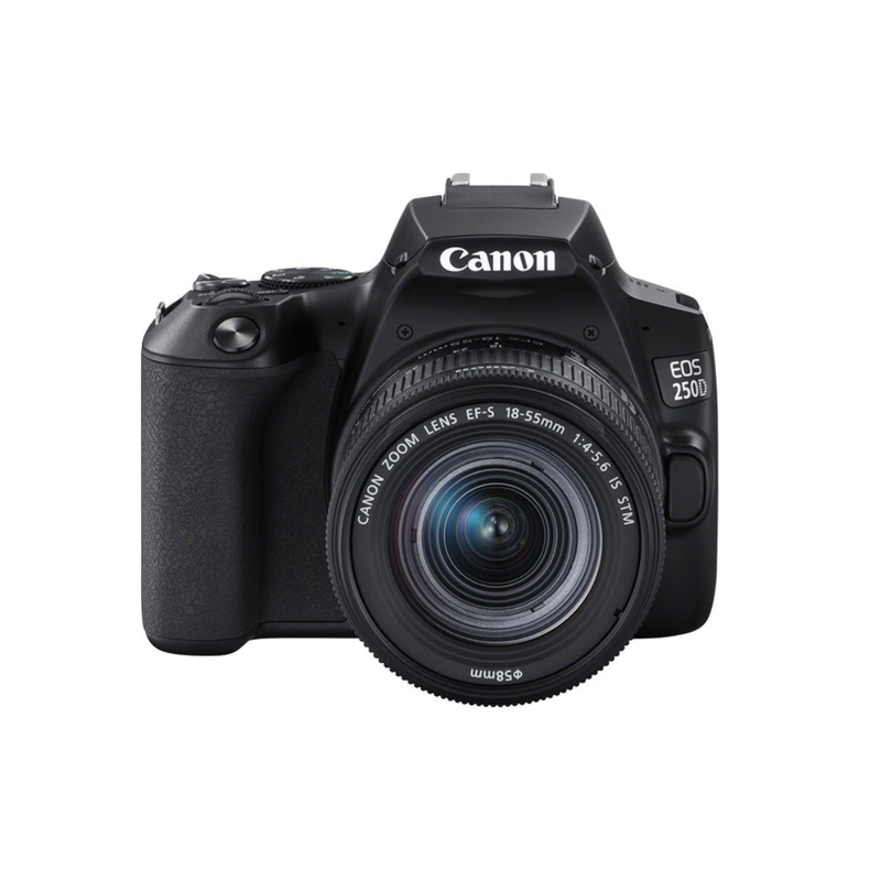 Canon EOS 250D DSLR Camera Kit | EF-S 18-55mm III Lens | 24.1MP | 4K Video | Black | Lightweight & Beginner-Friendly