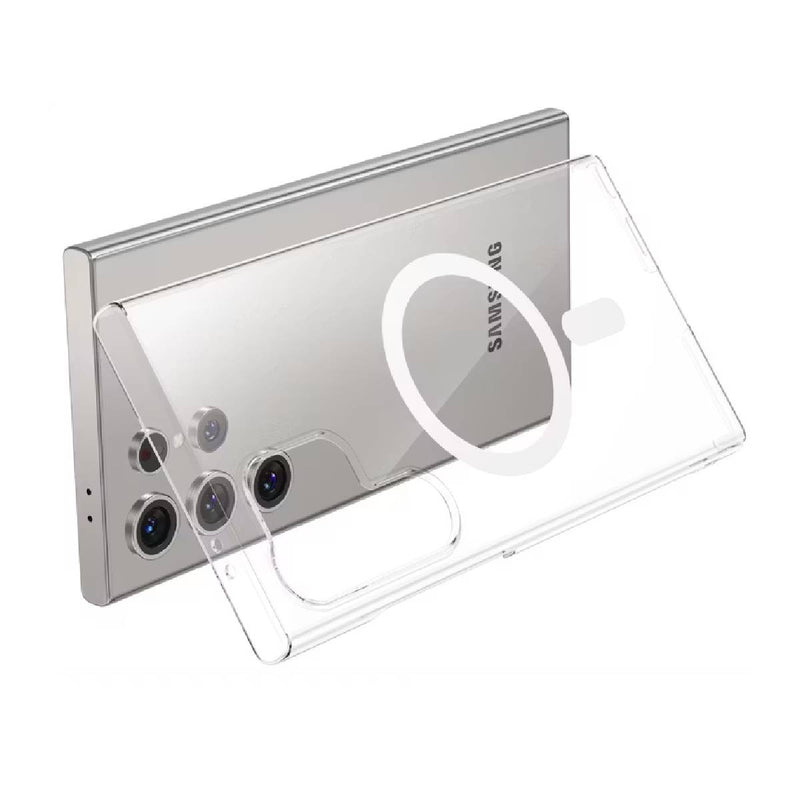 Green Lion For Samsung Galaxy S24 Ultra Magsafe Delgado - Clear