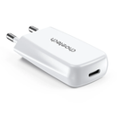 Choetech 20W PD Wall Charger, Ultra-Slim USB-C For Phones/Tablets- White
