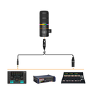Comica EJoy D10 PRO (A) RGB Cardioid Dynamic Wireless Microphone - Black