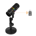 Comica EJoy D10 PRO (D) RGB Cardioid Dynamic Wireless Microphone - Black