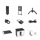 كوميكا STM-USB ميكروفون متعدد الاستخدامات بمنفذ USB مكثف قلبي الشكل - أسود