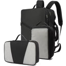 CoolBell 3-in-1 CB-10003 Multifunctional Backpack – Laptop Bag, Shoulder Bag & Handbag | Large Capacity, Waterproof, Travel-Ready - Black