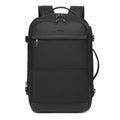 Coolbell 8298 17.3 inch Laptop36L Expandable Waterproof Portable Anti-theft Backpack, USB Charging Port,180° Open - Black