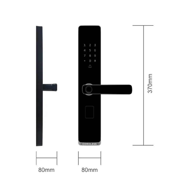 Cordless CL-G14 Smart Door Lock - Black