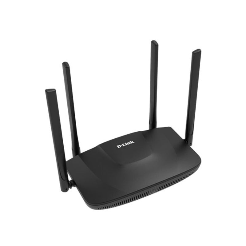راوتر واي فاي D-Link AC1200 Gigabit، 4 هوائيات، نطاق مزدوج - DIR-825M - أسود