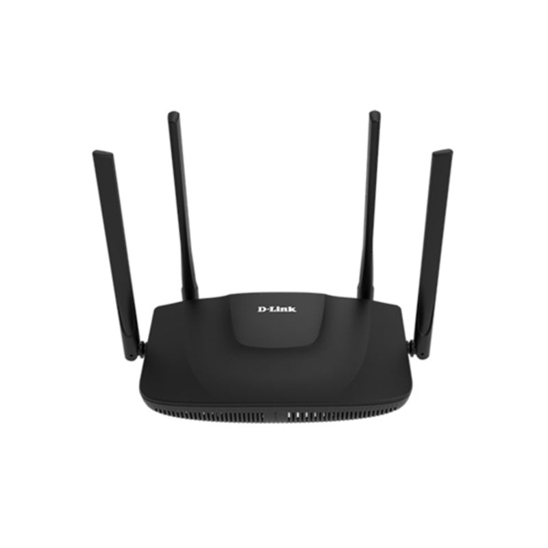راوتر واي فاي D-Link AC1200 Gigabit، 4 هوائيات، نطاق مزدوج - DIR-825M - أسود