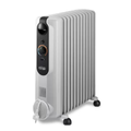Delonghi TRRSE1225, 12 Fins Radiant Heater, 2500 Watt - White