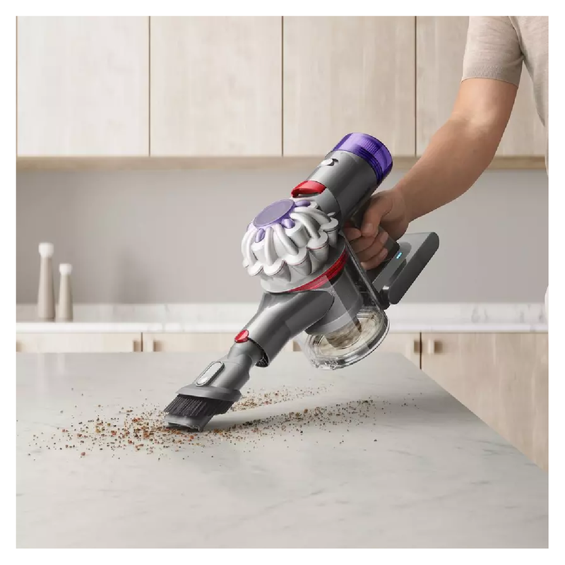 دايسون محرك V8 المتقدم مكنسة كهربائية لاسلكية - رمادي