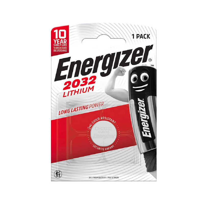 Energizer 2032 Lithium 3V Long-Lasting Power - 5 Packs