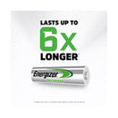 بطارية إنرجايزر AAA2 Recharge ExTreme - 1.2 فولت - 800 مللي أمبير/ساعة مشحونة مسبقًا - طاقة تدوم طويلًا للأجهزة المتطلبة