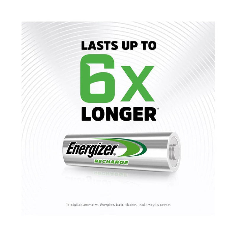 Energizer AAA2 Recharge ExTreme - 1.2V - 800mAh Pre-Charged - Lasting Power For Demanding Devices