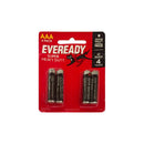 Eveready - AAA - 1.5V - 4 Pack - super heavy duty, Leak Resistant Design, Size R03