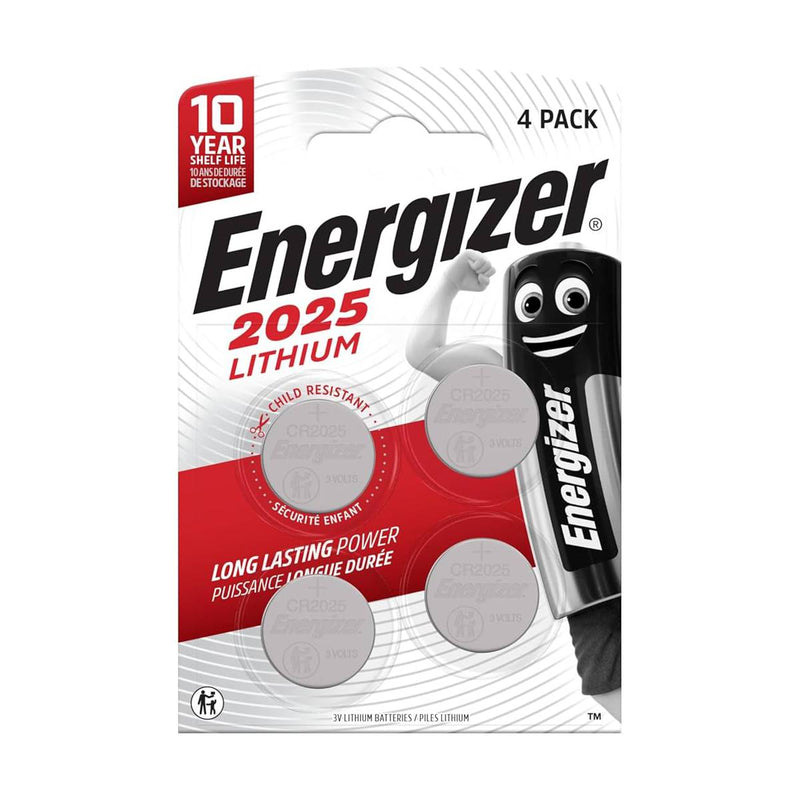 Energizer ECR 2025 Lithium 3V Long-Lasting Power - 5 Pack