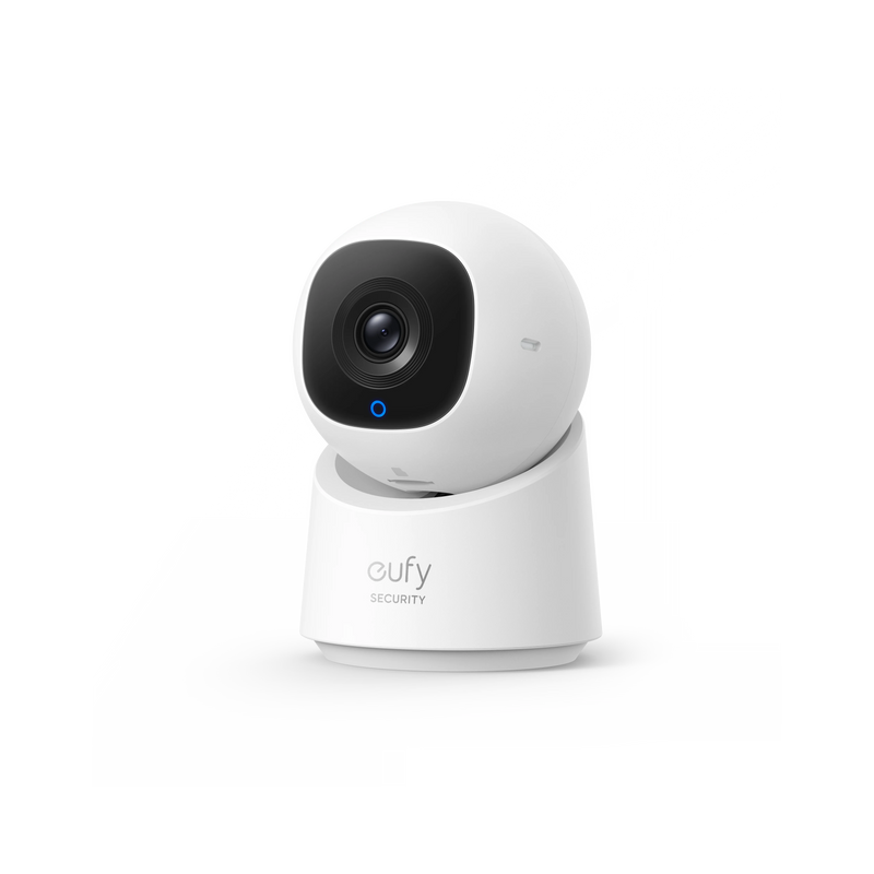 Eufy Wireless Indoor Security Camera C220 , 2K Resolution, 360° Pan and Tilt - T8W11321 - White