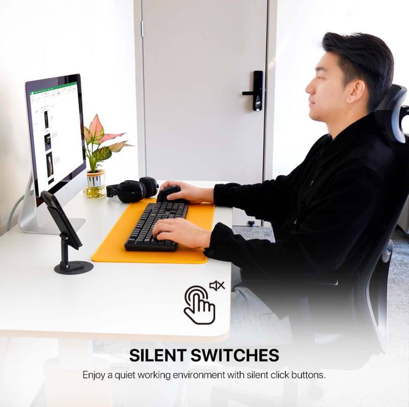 FANTECH W195 Go Comfy Vertical Ergonomic Mouse - Black