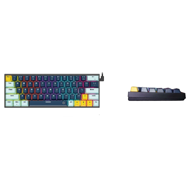 Fantech Atom63 Wireless Mechanical Keyboard, MK874v2 - Black