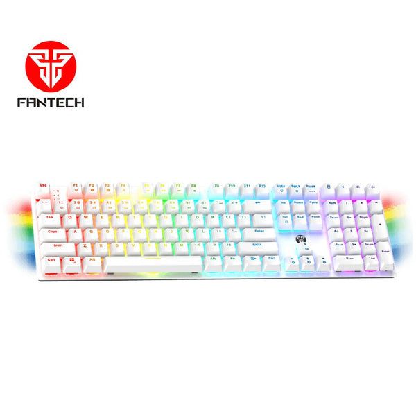 Fantech MaxFit108 RGB Productivity Mechanical Keyboard - White