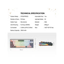 فانتك ساتورن إيدشن أتم برو لوحة مفاتيح ميكانيكية - رمادي