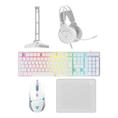 Fantech Flash Headset - Tower Stand - Shikari Keyboard - Vigil Mouse Pad - Crypto Mouse - 5in1 - Power Bundle