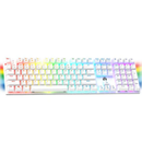 فانتيك ماكس فيت 108 لوحة المفاتيح الميكانيكية RGB للإنتاجية - أبيض