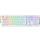 فانتيك ماكس فيت 108 لوحة المفاتيح الميكانيكية RGB للإنتاجية - أبيض