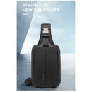 Bange 7210 Waterproof Sling Chest Bag Large Capacity - Black