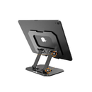  حامل معدني قابل للطي لجهاز أيباد - أسود