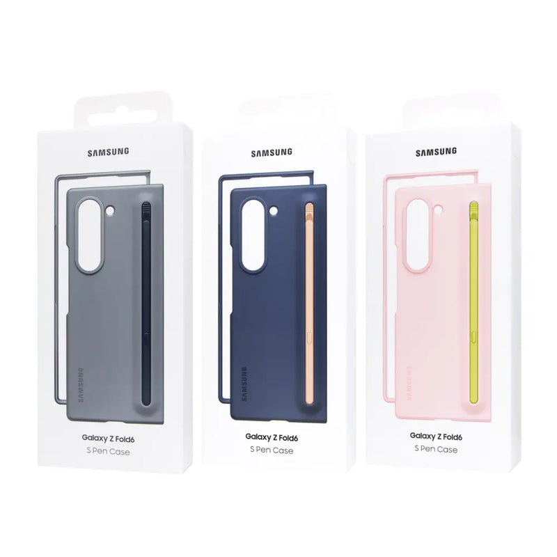 غطاء هاتف Galaxy Z Fold 6 S Pen - رمادي