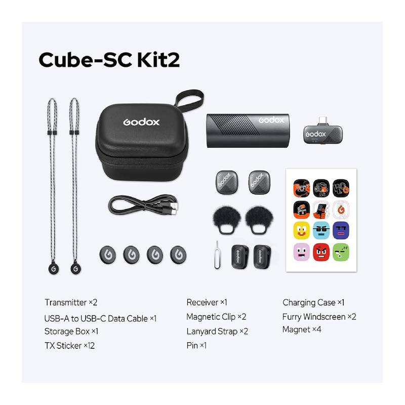 Godox Cube-SC Kit2 Type-C - Black