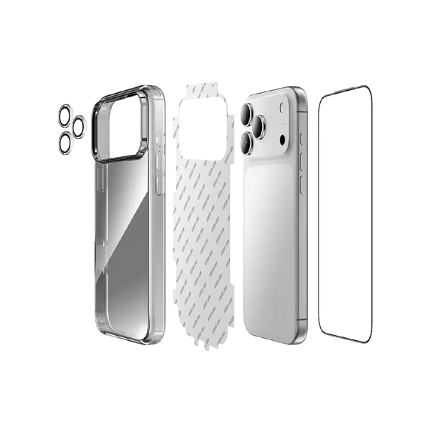 Green Lion For iPhone 17 Pro Max 4 in 1 Defender Pack - Clear