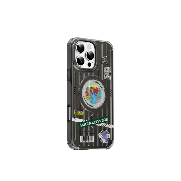 Green Lion Case For iPhone 16 Pro Max Globe Magsafe