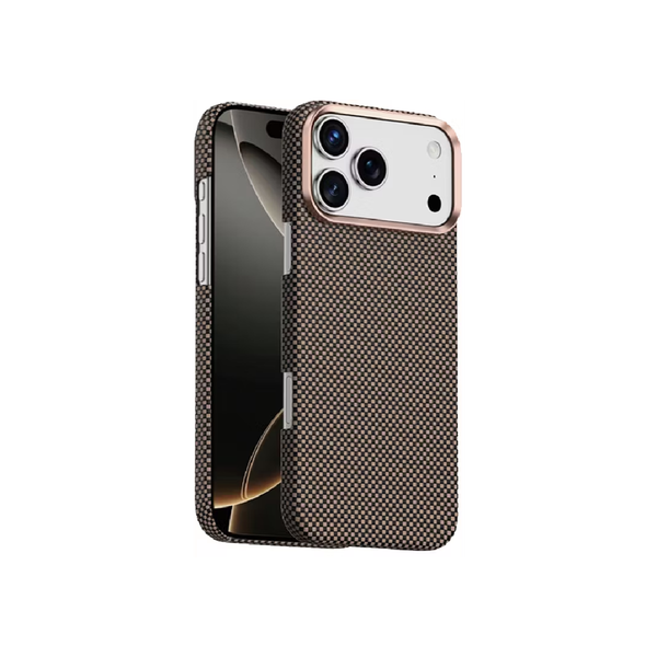 Green Lion Case For iPhone 17 Pro Magsafe Kelvar - Black / Gold