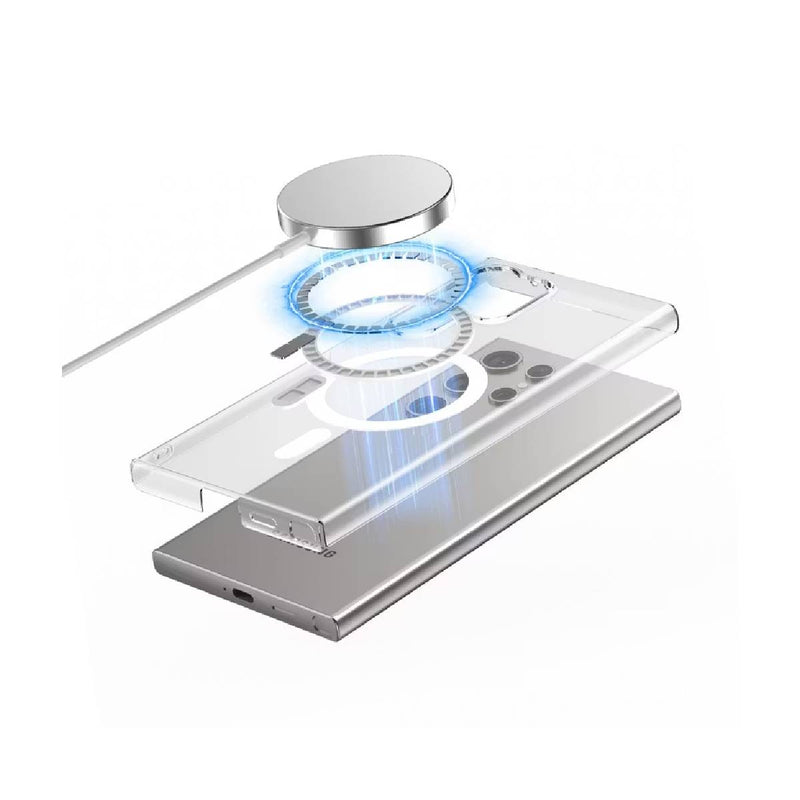 Green Lion For Samsung Galaxy S24 Ultra Magsafe Delgado - Clear