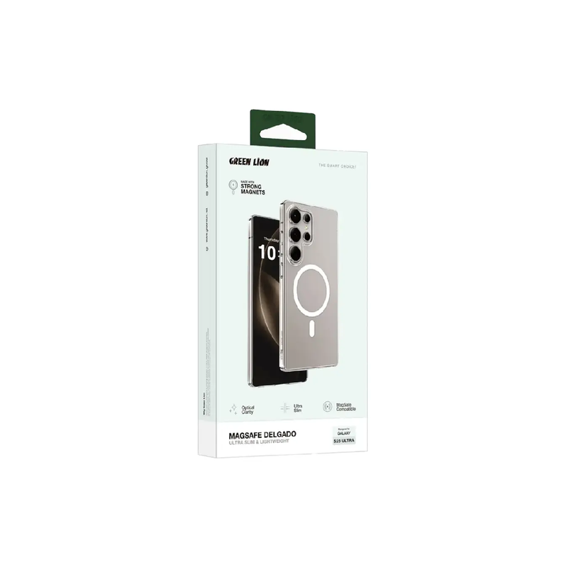 جرين ليون جراب سامسونج جالاكسي إس 25 ألترا ماجسيف ديلغادو  – شفاف