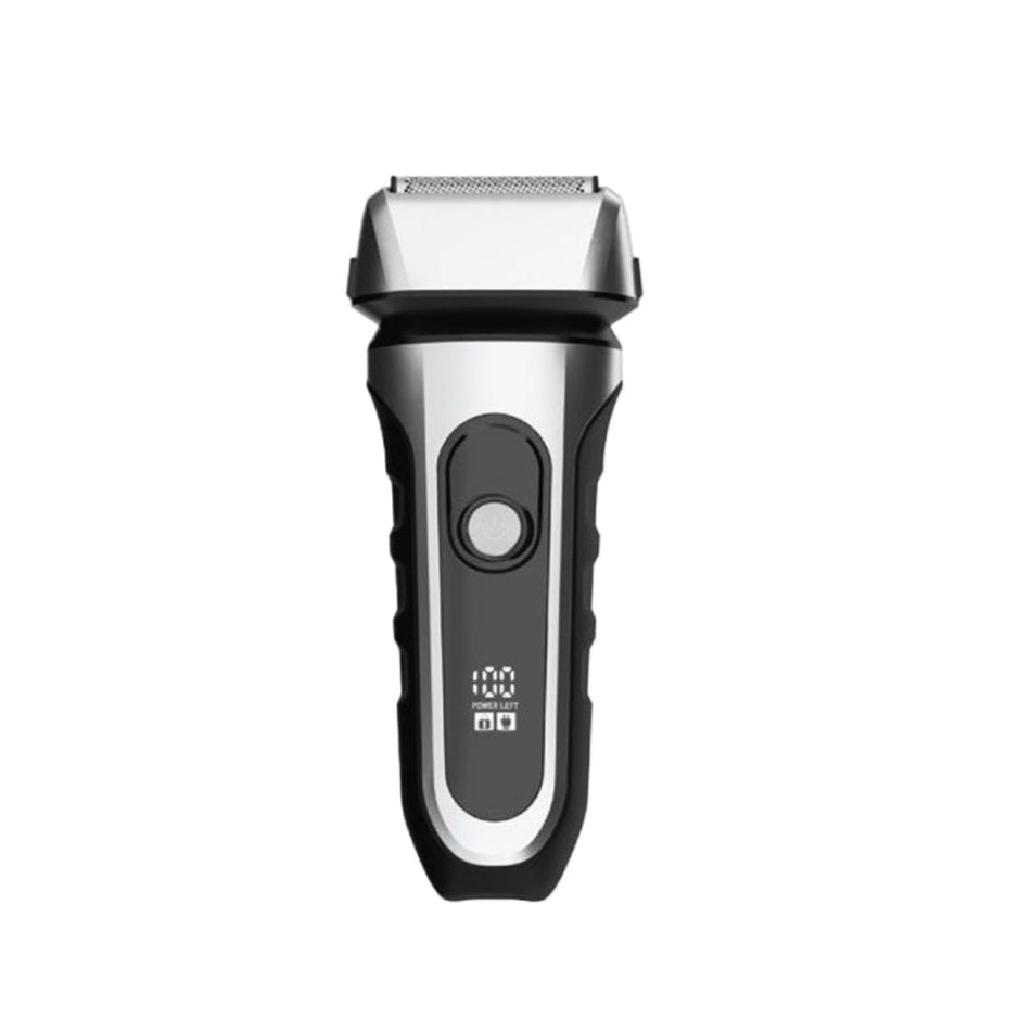 Green Lion Ultra Glide Shaver for Men Precision Grooming - Black/Silve