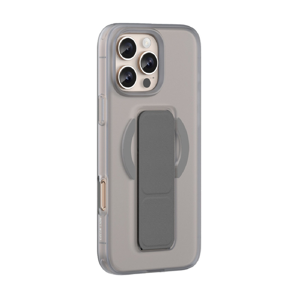 Green Lion iphone 16 Pro Max Grip 360 MagSafe Stand - Gray