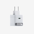 HIKSEMI GaN 67W Fast Wall Charger With USB-C retractable cable & USB C Port - White